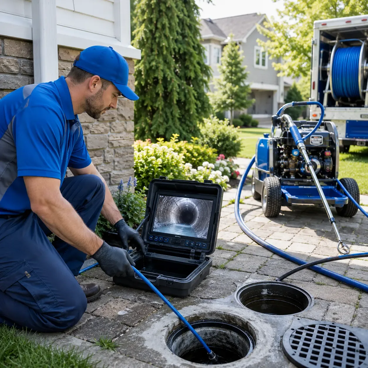 Outdoor drain cleaning professionals serving Cannon Falls, MN